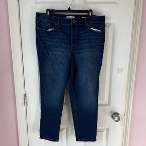 Nine West Dark Blue Cropped Jeans